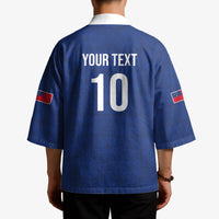 Samoa Rugby Custom Kimono Six Eight Five to The World - Pacific Motif