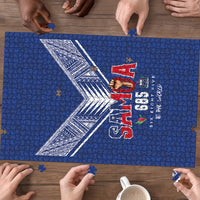 Samoa Rugby Puzzle Six Eight Five to The World - Pacific Motif
