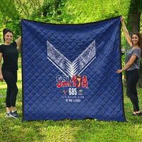 Samoa Rugby Quilt Six Eight Five to The World - Pacific Motif LT03 - Polynesian Pride