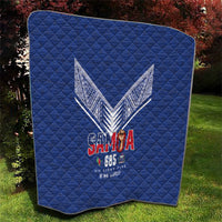 Samoa Rugby Quilt Six Eight Five to The World - Pacific Motif LT03 - Polynesian Pride