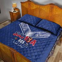 Samoa Rugby Quilt Bed Set Six Eight Five to The World - Pacific Motif