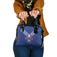 Samoa Rugby Shoulder Handbag Six Eight Five to The World - Pacific Motif