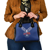 Samoa Rugby Shoulder Handbag Six Eight Five to The World - Pacific Motif