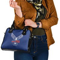 Samoa Rugby Shoulder Handbag Six Eight Five to The World - Pacific Motif