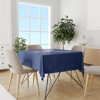 Samoa Rugby Tablecloth Six Eight Five to The World - Pacific Motif
