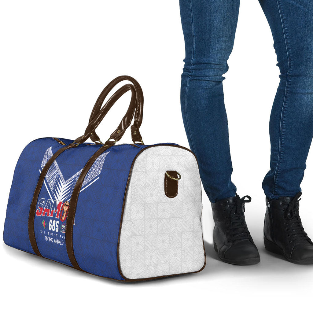 Samoa Rugby Travel Bag Six Eight Five to The World - Pacific Motif LT03 - Polynesian Pride