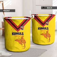 Papua New Guinea Rugby Laundry Basket Six Seven Five to The World - Melanesian Pattern LT03 - Polynesian Pride