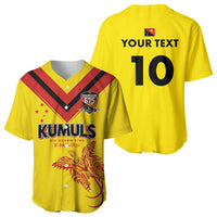 Papua New Guinea Rugby Custom Baseball Jersey Six Seven Five to The World - Melanesian Pattern