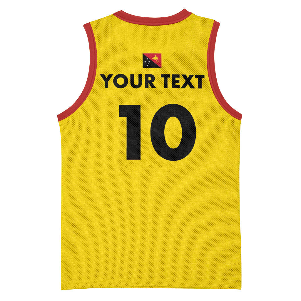 Papua New Guinea Rugby Custom Basketball Jersey Six Seven Five to The World - Melanesian Pattern