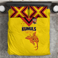 Papua New Guinea Rugby Bedding Set Six Seven Five to The World - Melanesian Pattern