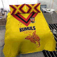 Papua New Guinea Rugby Bedding Set Six Seven Five to The World - Melanesian Pattern