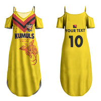 Papua New Guinea Rugby Custom Family Matching Summer Maxi Dress and Hawaiian Shirt Six Seven Five to The World - Melanesian Pattern