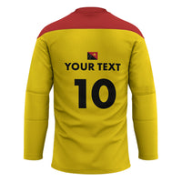 Papua New Guinea Rugby Custom Hockey Jersey Six Seven Five to The World - Melanesian Pattern