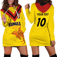Papua New Guinea Rugby Custom Hoodie Dress Six Seven Five to The World - Melanesian Pattern