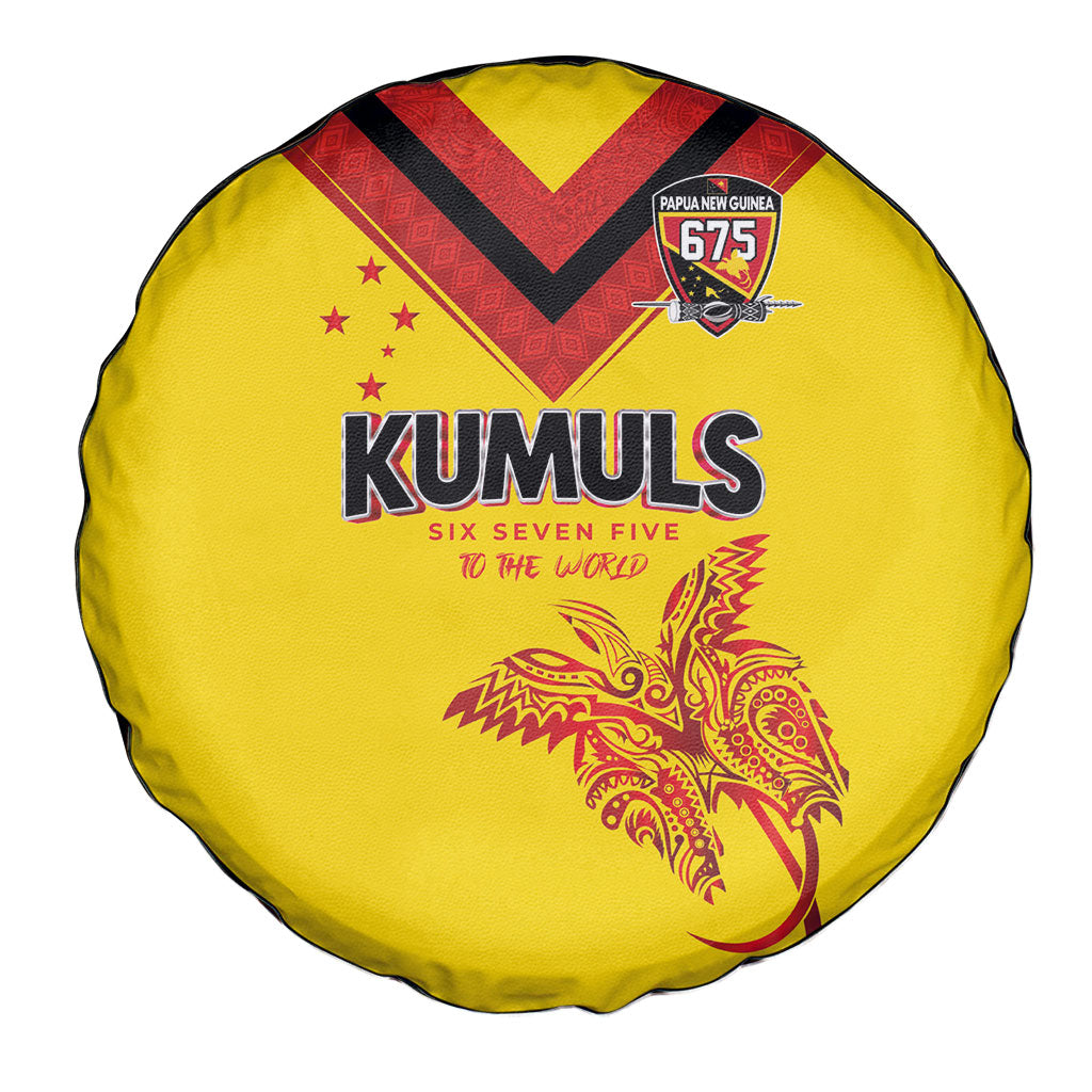 Papua New Guinea Rugby Spare Tire Cover Six Seven Five to The World - Melanesian Pattern