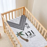 Fijian Rugby Baby Bed Cover Six Seven Nine to The World - Tapa Pattern LT03 - Polynesian Pride