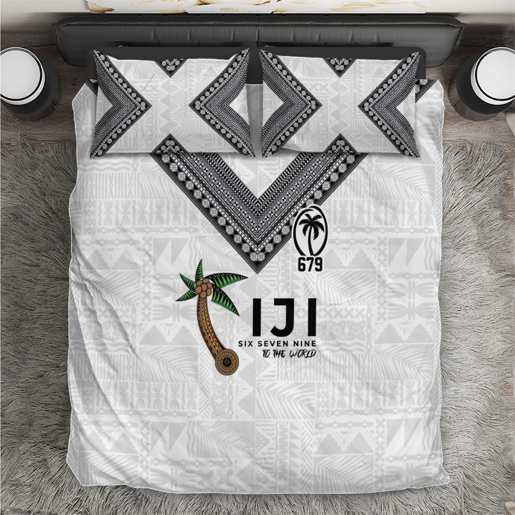 Fijian Rugby Bedding Set Six Seven Nine to The World - Tapa Pattern