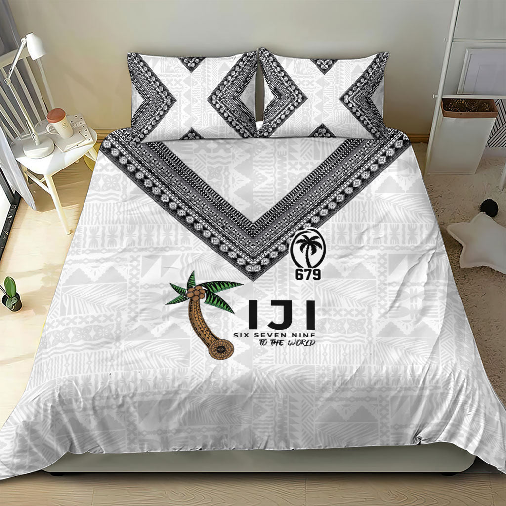Fijian Rugby Bedding Set Six Seven Nine to The World - Tapa Pattern