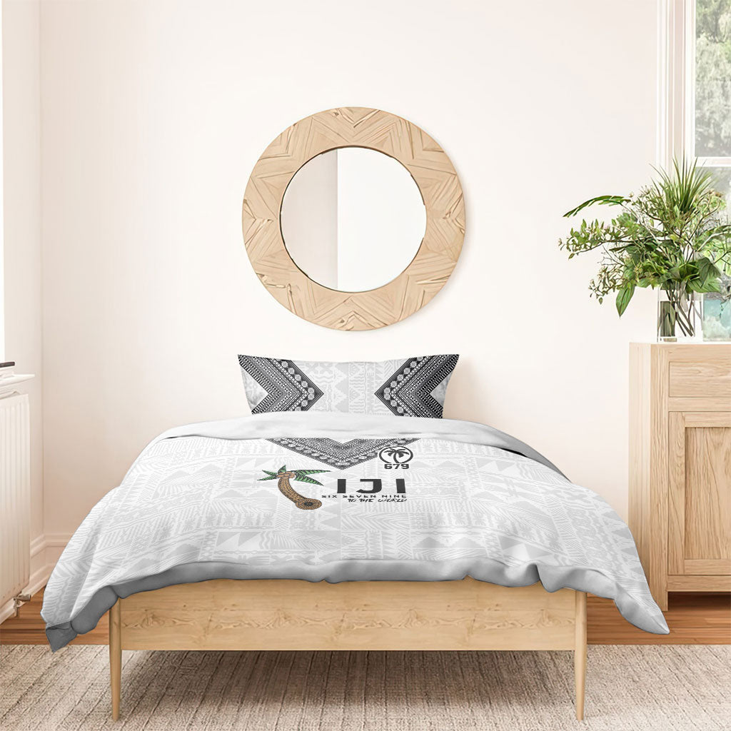 Fijian Rugby Bedding Set Six Seven Nine to The World - Tapa Pattern