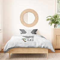 Fijian Rugby Bedding Set Six Seven Nine to The World - Tapa Pattern