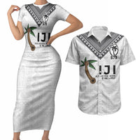 Fijian Rugby Couples Matching Short Sleeve Bodycon Dress and Hawaiian Shirt Six Seven Nine to The World - Tapa Pattern