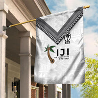 Fijian Rugby Garden Flag Six Seven Nine to The World - Tapa Pattern LT03 House Flag Multicolor - Polynesian Pride