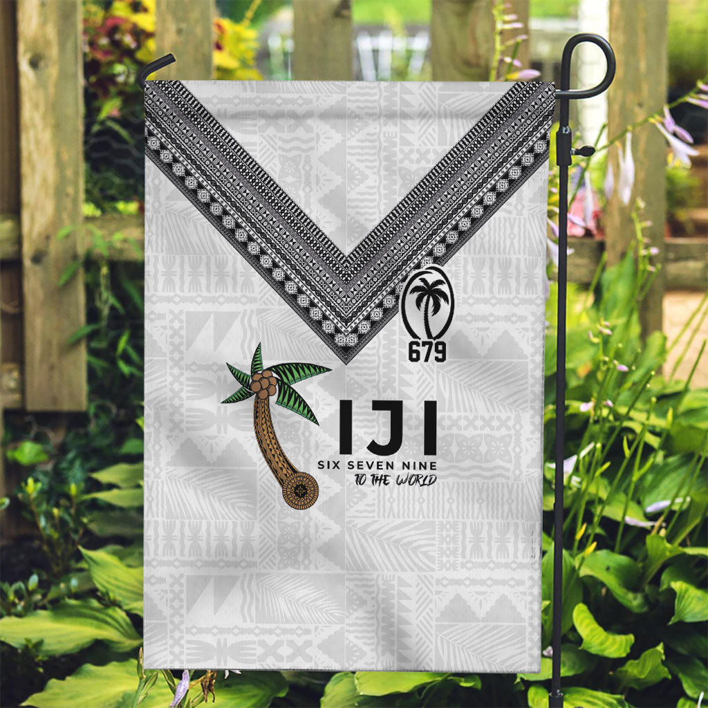 Fijian Rugby Garden Flag Six Seven Nine to The World - Tapa Pattern LT03 Garden Flag Multicolor - Polynesian Pride