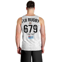 Fijian Rugby Men Tank Top Six Seven Nine to The World - Tapa Pattern LT03 - Polynesian Pride