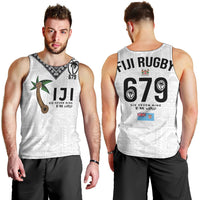 Fijian Rugby Men Tank Top Six Seven Nine to The World - Tapa Pattern LT03 - Polynesian Pride