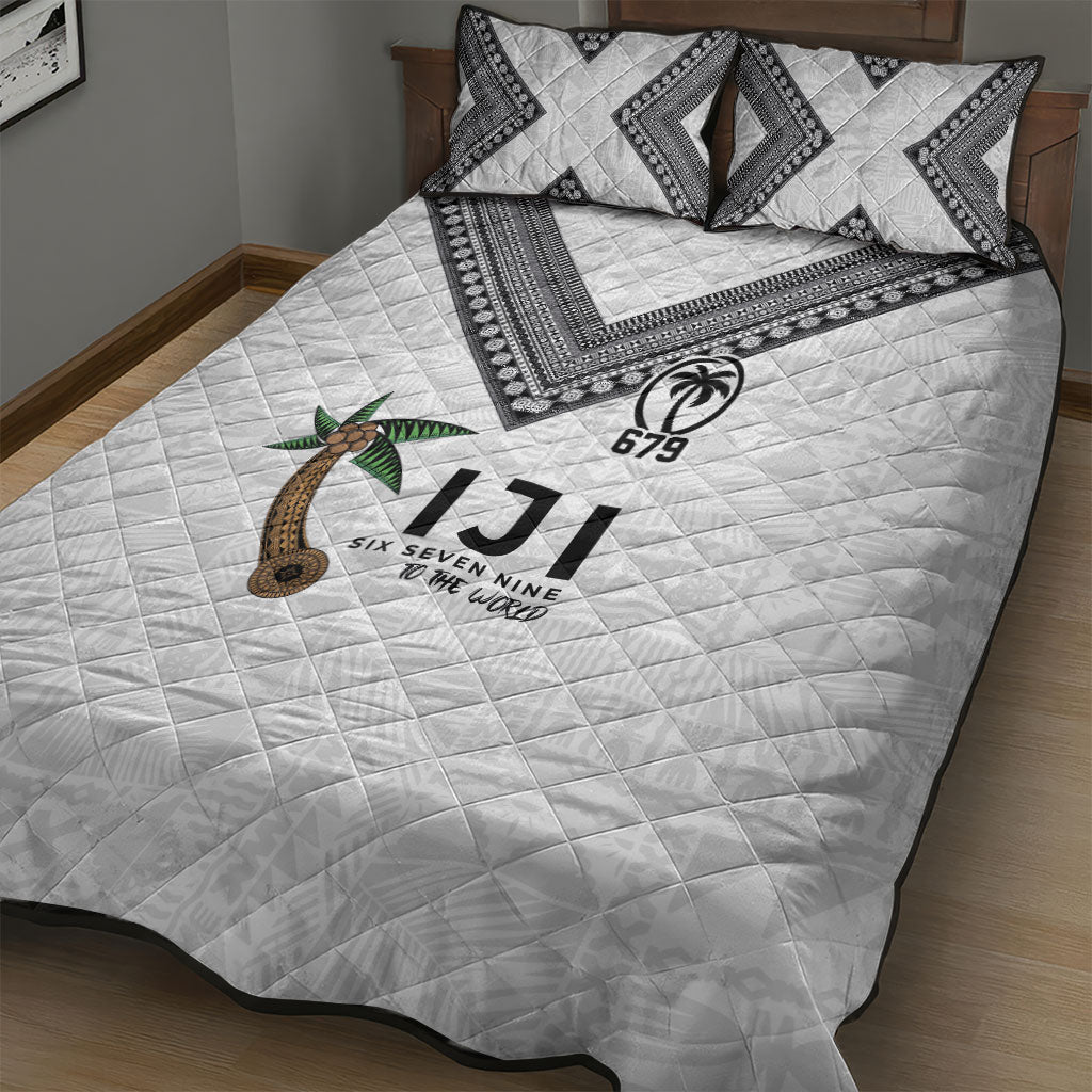 Fijian Rugby Quilt Bed Set Six Seven Nine to The World - Tapa Pattern LT03 - Polynesian Pride