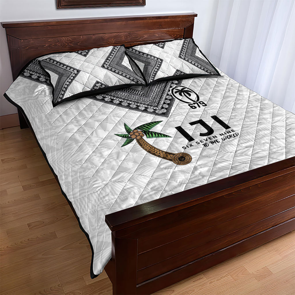 Fijian Rugby Quilt Bed Set Six Seven Nine to The World - Tapa Pattern LT03 - Polynesian Pride