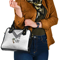 Fijian Rugby Shoulder Handbag Six Seven Nine to The World - Tapa Pattern