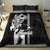 Hawaii Molokai Island Bedding Set Hawaiian King and Kakau Symbols Abstract Shoulder Tattoo LT03 - Polynesian Pride