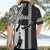 Hawaii Molokai Island Hawaiian Shirt Hawaiian King and Kakau Symbols Abstract Shoulder Tattoo LT03 - Polynesian Pride