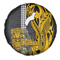 Hawaii Niihau Island Spare Tire Cover Hawaiian Warrior and Kakau Symbols Abstract Tattoo LT03 - Polynesian Pride