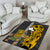 Hawaii Oahu Island Area Rug Hawaiian Warrior and Kakau Symbols Abstract Tattoo LT03 - Polynesian Pride