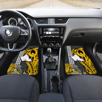 Hawaii Oahu Island Car Mats Hawaiian Warrior and Kakau Symbols Abstract Tattoo LT03 - Polynesian Pride