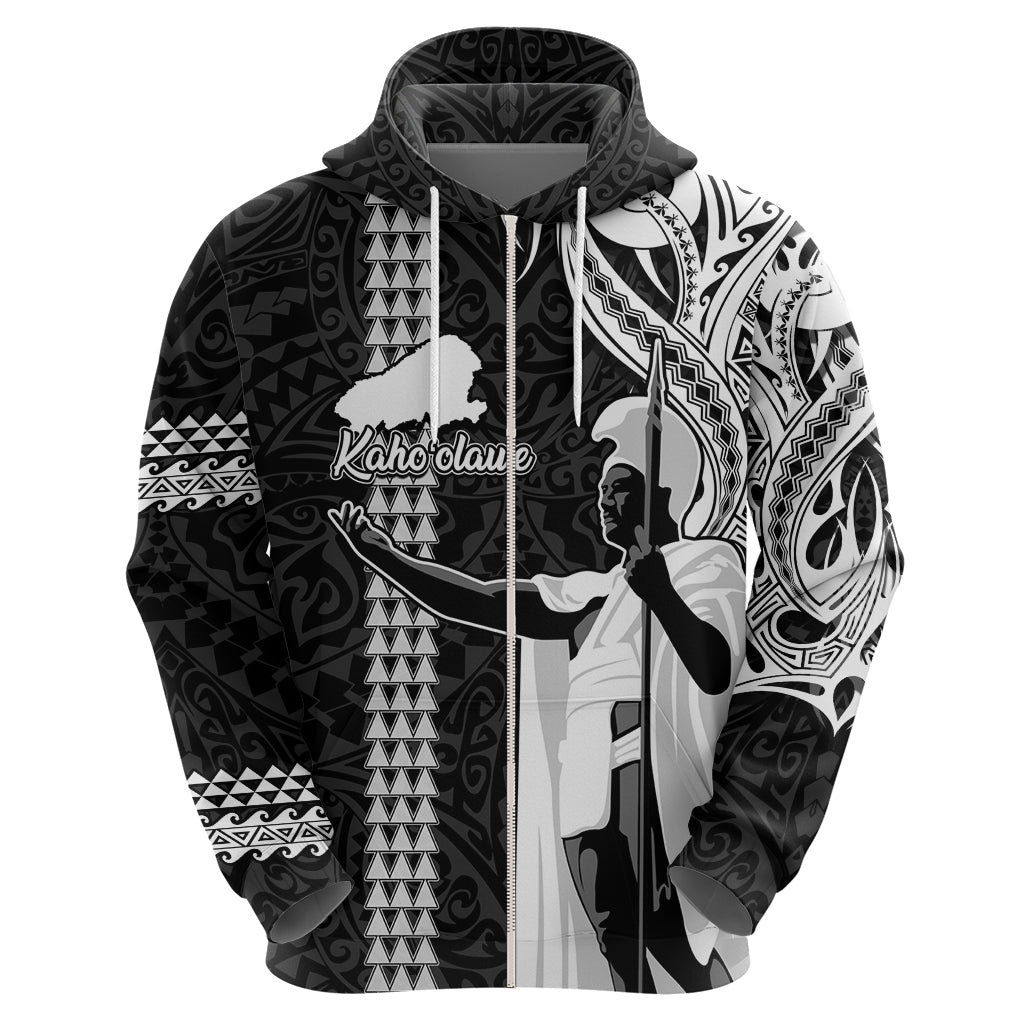 Hawaii Kahoolawe Island Hoodie Hawaiian King and Kakau Symbols Abstract Shoulder Tattoo LT03 - Polynesian Pride