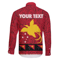 Papua New Guinea Merry Christmas Family Matching Long Sleeve Bodycon Dress and Hawaiian Shirt Santa Suit Style With Melanesian Pattern LT03 - Polynesian Pride