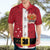 Papua New Guinea Merry Christmas Hawaiian Shirt Santa Suit Style With Melanesian Pattern