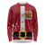 Papua New Guinea Merry Christmas Long Sleeve Shirt Santa Suit Style With Melanesian Pattern