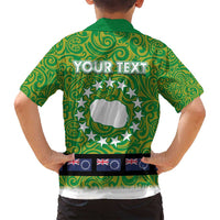 Cook Islands Merry Christmas Family Matching Summer Maxi Dress and Hawaiian Shirt Santa Suit Style With Polynesian Pattern LT03 - Polynesian Pride