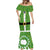 Cook Islands Merry Christmas Mermaid Dress Santa Suit Style With Polynesian Pattern