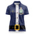 Niue Merry Christmas Women Polo Shirt Santa Suit Style With Hiapo Pattern
