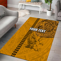 Nanakuli High and Intermediate School Area Rug Tribal Kakau Pattern LT03 - Polynesian Pride