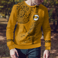 Nanakuli High and Intermediate School Ugly Christmas Sweater Tribal Kakau Pattern LT03 - Polynesian Pride