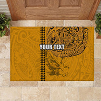 Nanakuli High and Intermediate School Rubber Doormat Tribal Kakau Pattern LT03 - Polynesian Pride