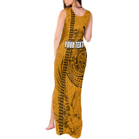 Nanakuli High and Intermediate School Tank Maxi Dress Tribal Kakau Pattern LT03 - Polynesian Pride