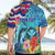 Hawaii Race For Whales Hawaiian Shirt Flag and Polynesian Hibiscus LT03 - Polynesian Pride