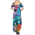 Hawaii Race For Whales Summer Maxi Dress Flag and Polynesian Hibiscus LT03 - Polynesian Pride